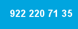 922 220 71 35 922 220 71 35